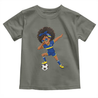 Funny Curacao Soccer Girl Toddler T Shirt Dabbing Football Fan Gift