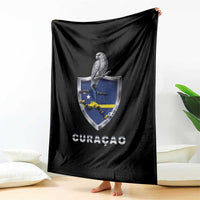 Supporting Curacao Soccer 2026 Throw Blanket Caribbean Team Pride Gift