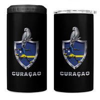 Supporting Curacao Soccer 2026 4 in 1 Can Cooler Tumbler Caribbean Team Pride Gift
