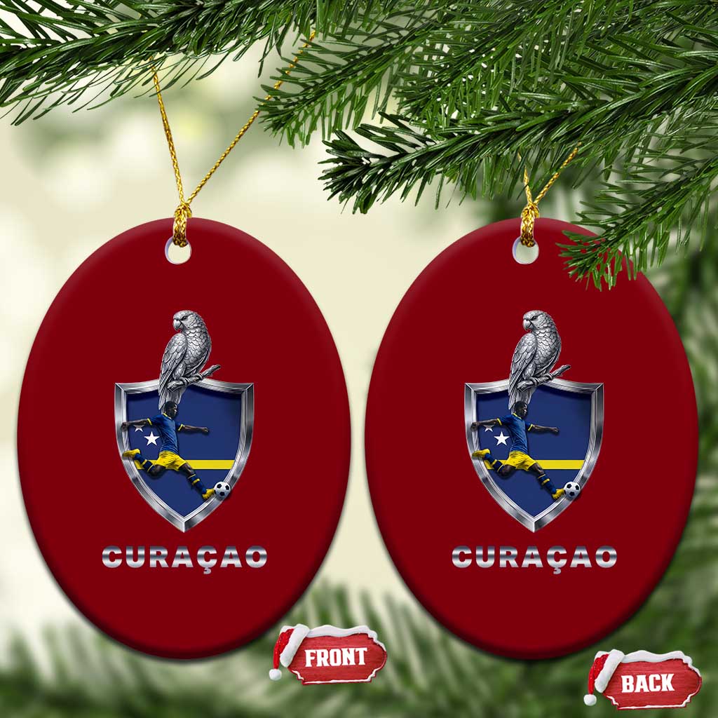 Supporting Curacao Soccer 2026 Ceramic Ornament Caribbean Team Pride Gift