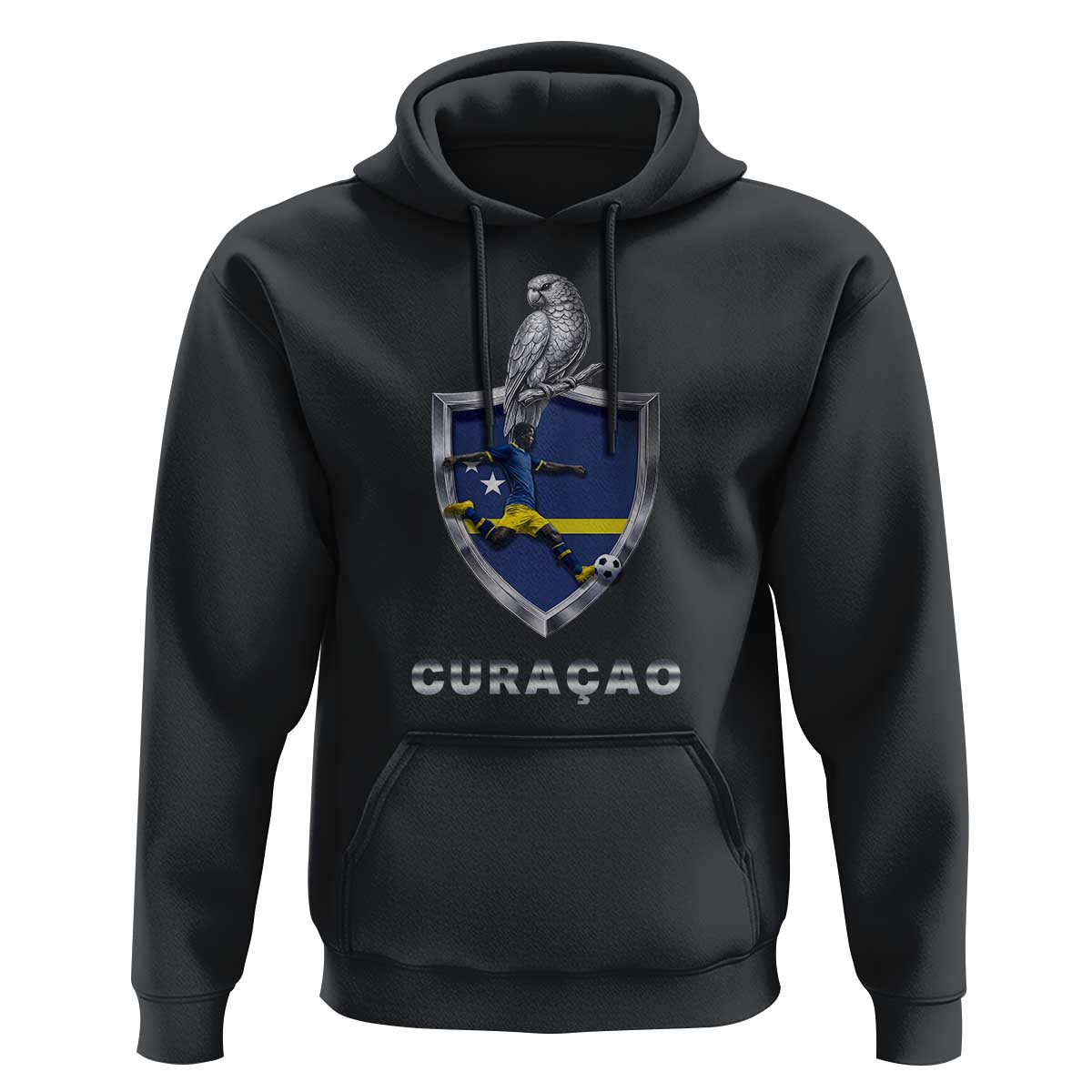 Supporting Curacao Soccer 2026 Hoodie Caribbean Team Pride Gift