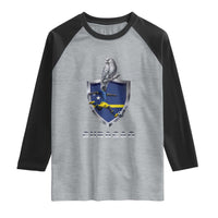 Supporting Curacao Soccer 2026 Raglan Shirt Caribbean Team Pride Gift