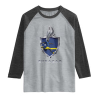 Supporting Curacao Soccer 2026 Raglan Shirt Caribbean Team Pride Gift