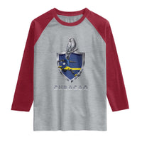 Supporting Curacao Soccer 2026 Raglan Shirt Caribbean Team Pride Gift