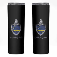 Supporting Curacao Soccer 2026 Skinny Tumbler Caribbean Team Pride Gift