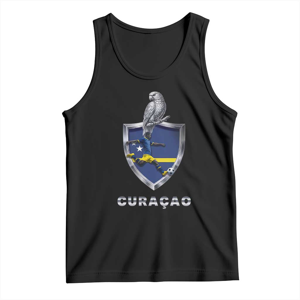 Supporting Curacao Soccer 2026 Tank Top Caribbean Team Pride Gift