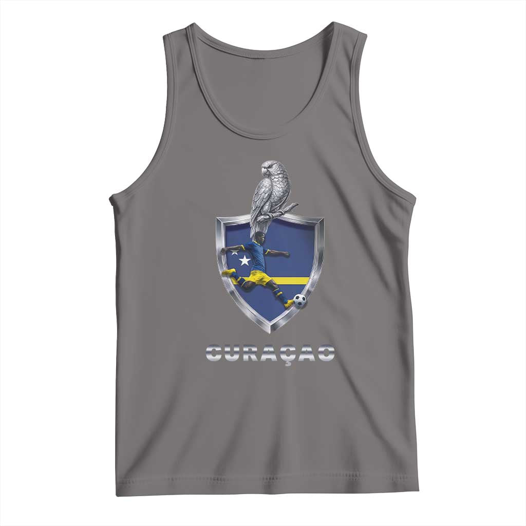 Supporting Curacao Soccer 2026 Tank Top Caribbean Team Pride Gift