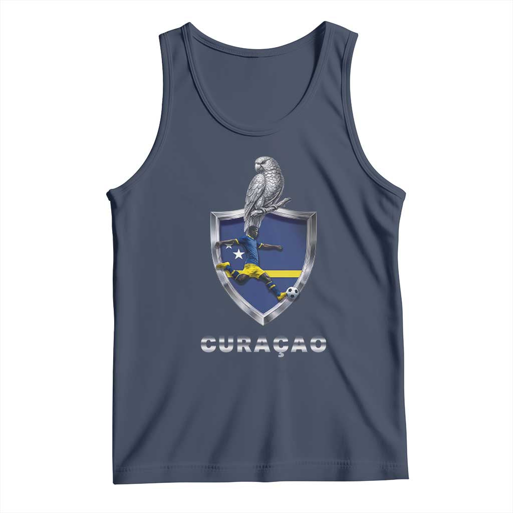 Supporting Curacao Soccer 2026 Tank Top Caribbean Team Pride Gift