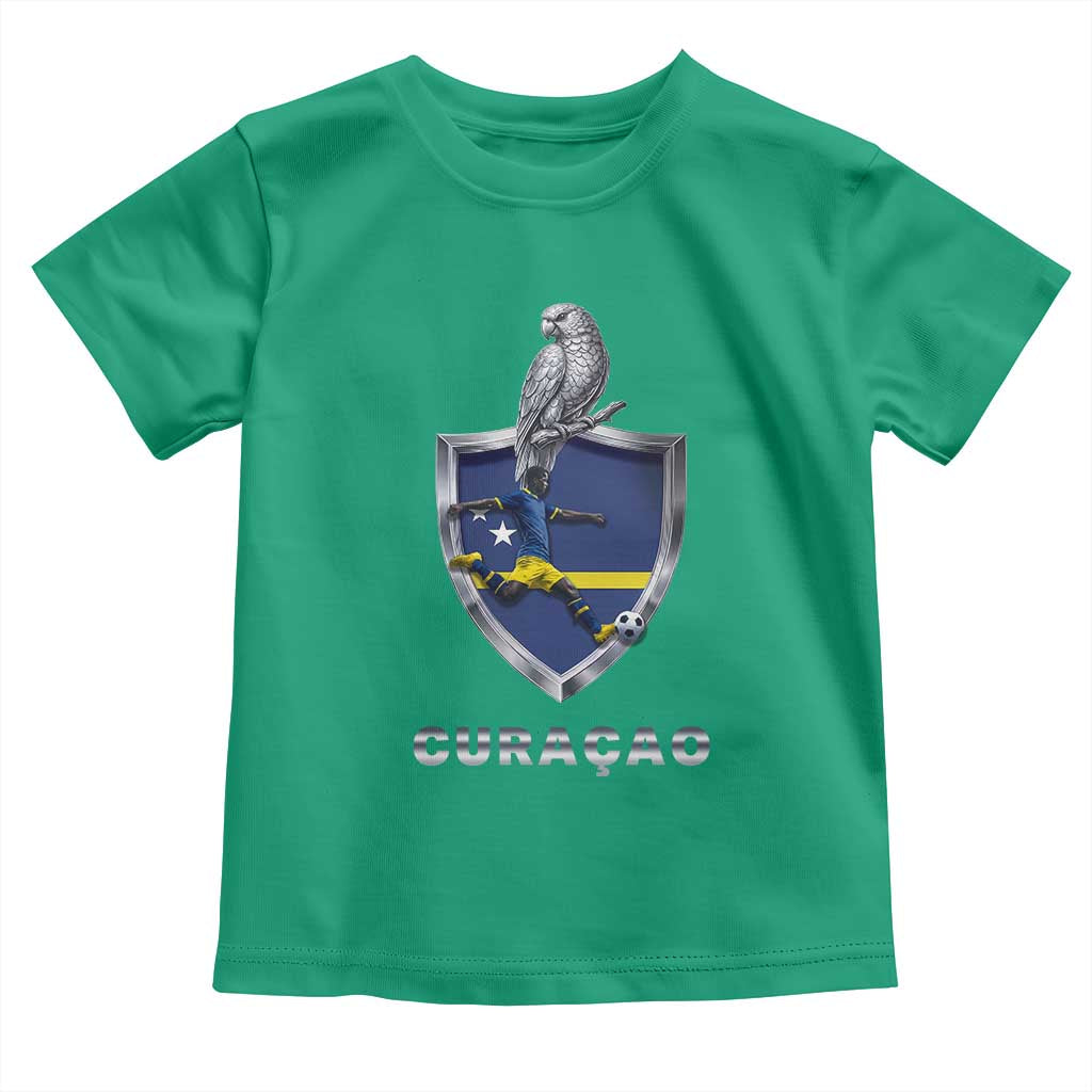 Supporting Curacao Soccer 2026 Toddler T Shirt Caribbean Team Pride Gift