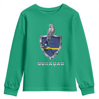 Supporting Curacao Soccer 2026 Youth Sweatshirt Caribbean Team Pride Gift