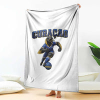 Funny Curacao Bird Soccer Lover Throw Blanket Caribbean Island Gift