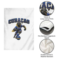 Funny Curacao Bird Soccer Lover Garden Flag Caribbean Island Gift