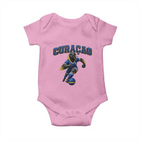 Funny Curacao Bird Soccer Lover Baby Onesie Caribbean Island Gift