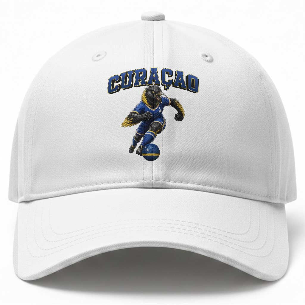 Funny Curacao Bird Soccer Lover Baseball Cap Caribbean Island Gift