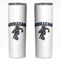 Funny Curacao Bird Soccer Lover Skinny Tumbler Caribbean Island Gift