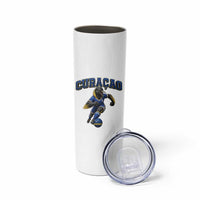 Funny Curacao Bird Soccer Lover Skinny Tumbler Caribbean Island Gift