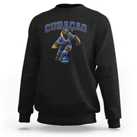 Funny Curacao Bird Soccer Lover Sweatshirt Caribbean Island Gift