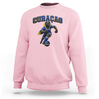 Funny Curacao Bird Soccer Lover Sweatshirt Caribbean Island Gift