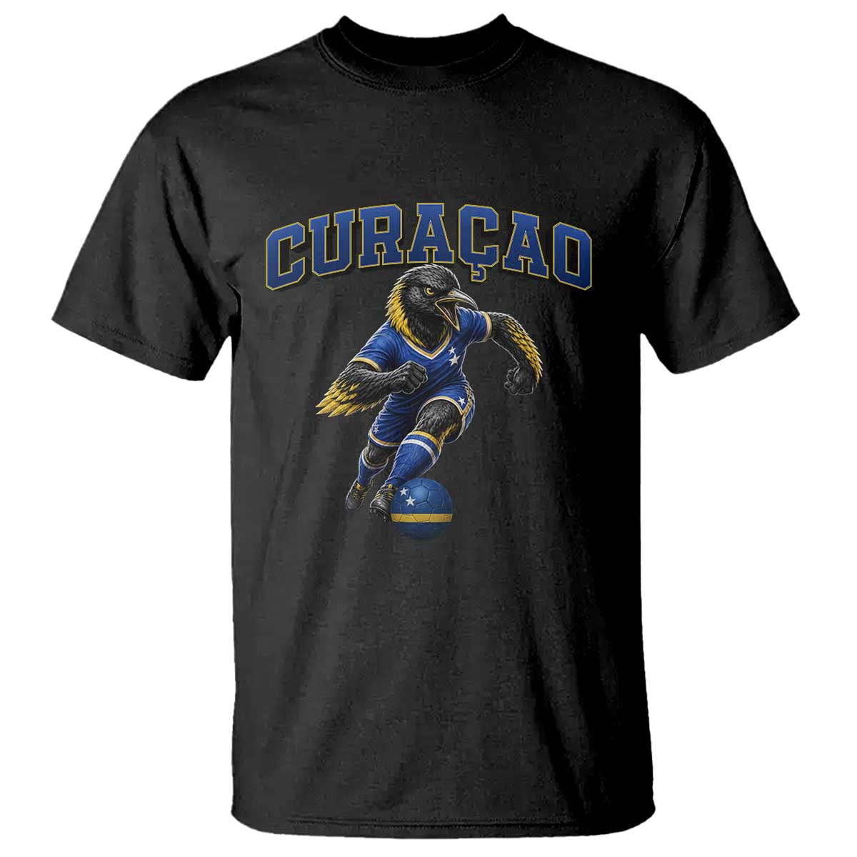 Funny Curacao Bird Soccer Lover T Shirt Caribbean Island Gift