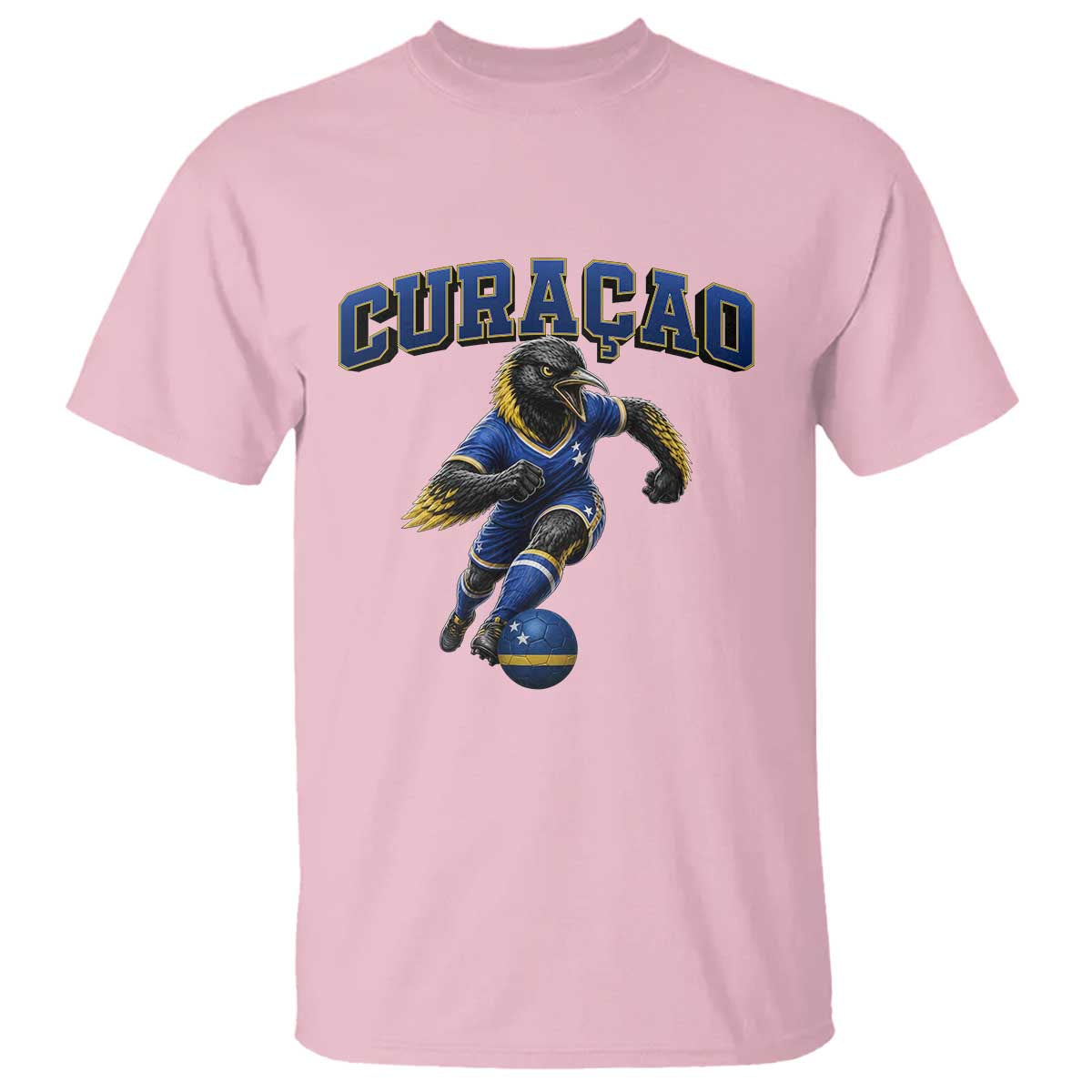 Funny Curacao Bird Soccer Lover T Shirt Caribbean Island Gift