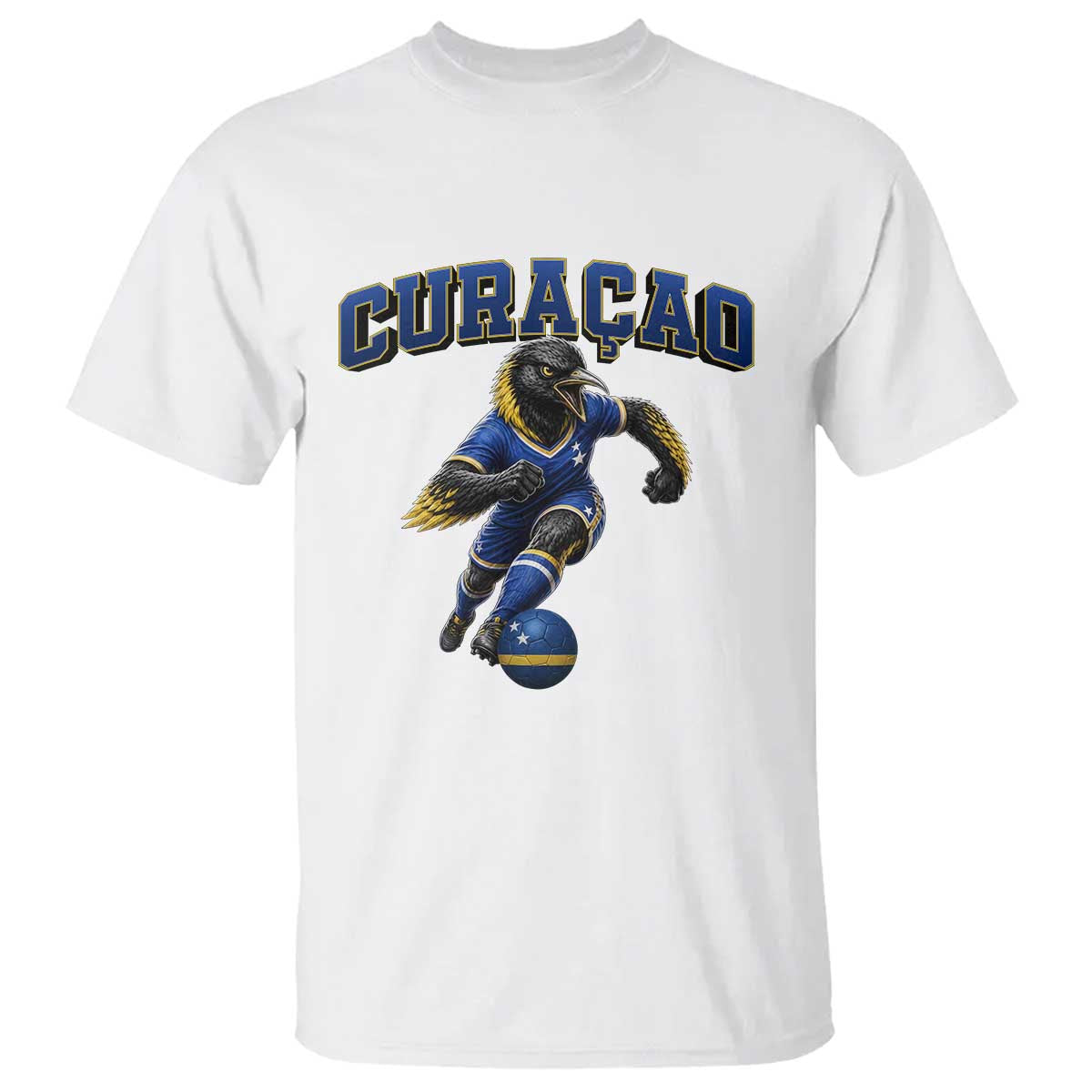 Funny Curacao Bird Soccer Lover T Shirt Caribbean Island Gift