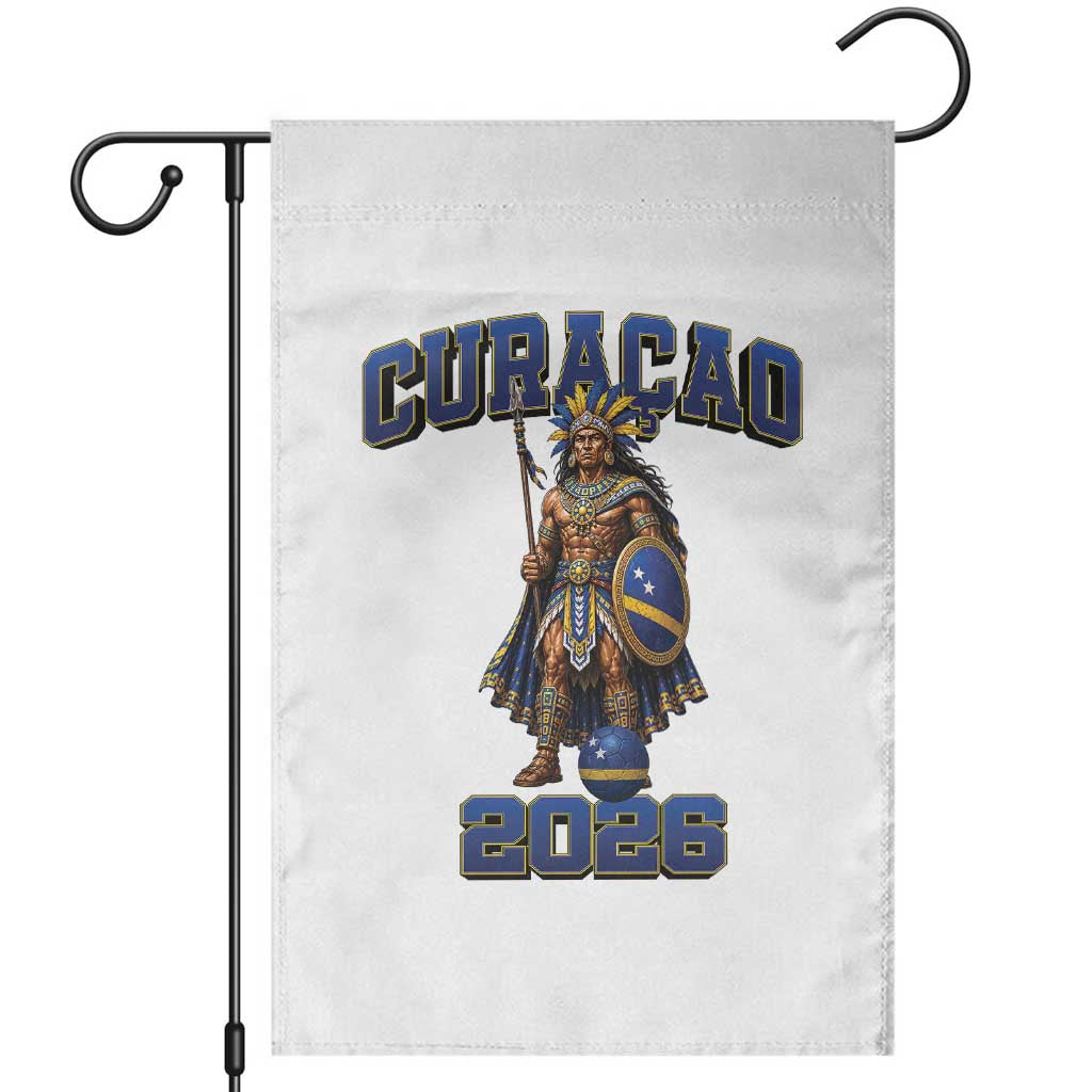 Curacao Warrior Football Fan Garden Flag Proud Island Game Day Gift