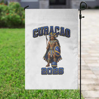 Curacao Warrior Football Fan Garden Flag Proud Island Game Day Gift