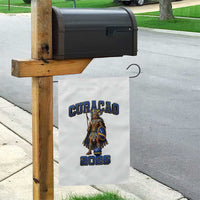 Curacao Warrior Football Fan Garden Flag Proud Island Game Day Gift