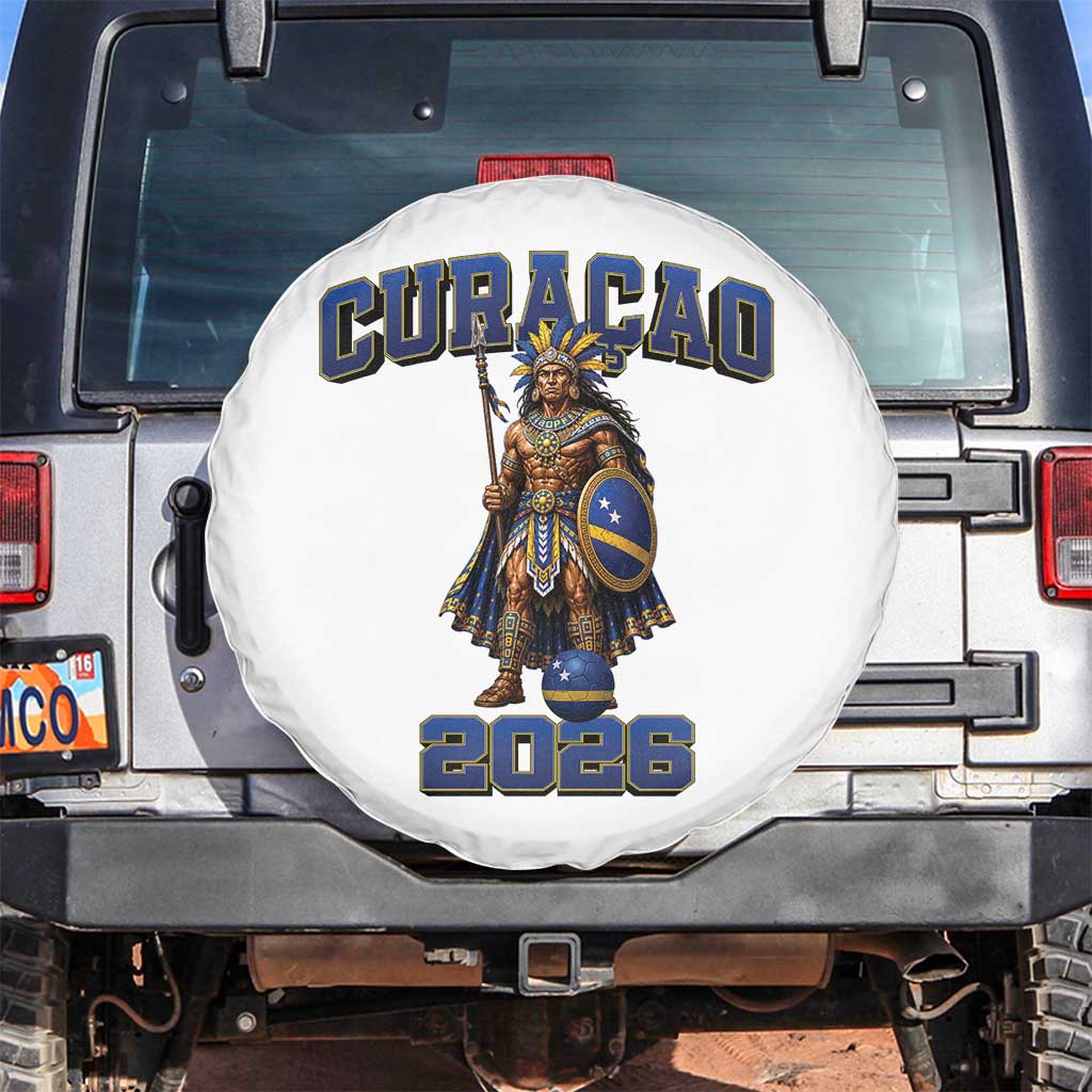 Curacao Warrior Football Fan Spare Tire Cover Proud Island Game Day Gift