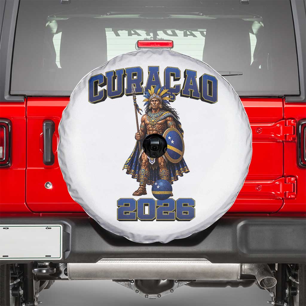 Curacao Warrior Football Fan Spare Tire Cover Proud Island Game Day Gift