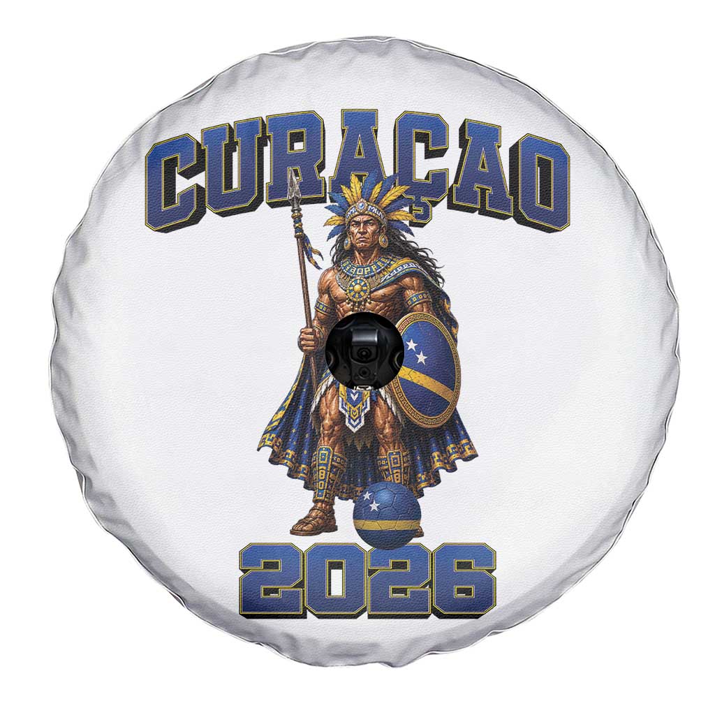 Curacao Warrior Football Fan Spare Tire Cover Proud Island Game Day Gift