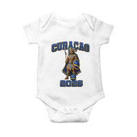 Curacao Warrior Football Fan Baby Onesie Proud Island Game Day Gift