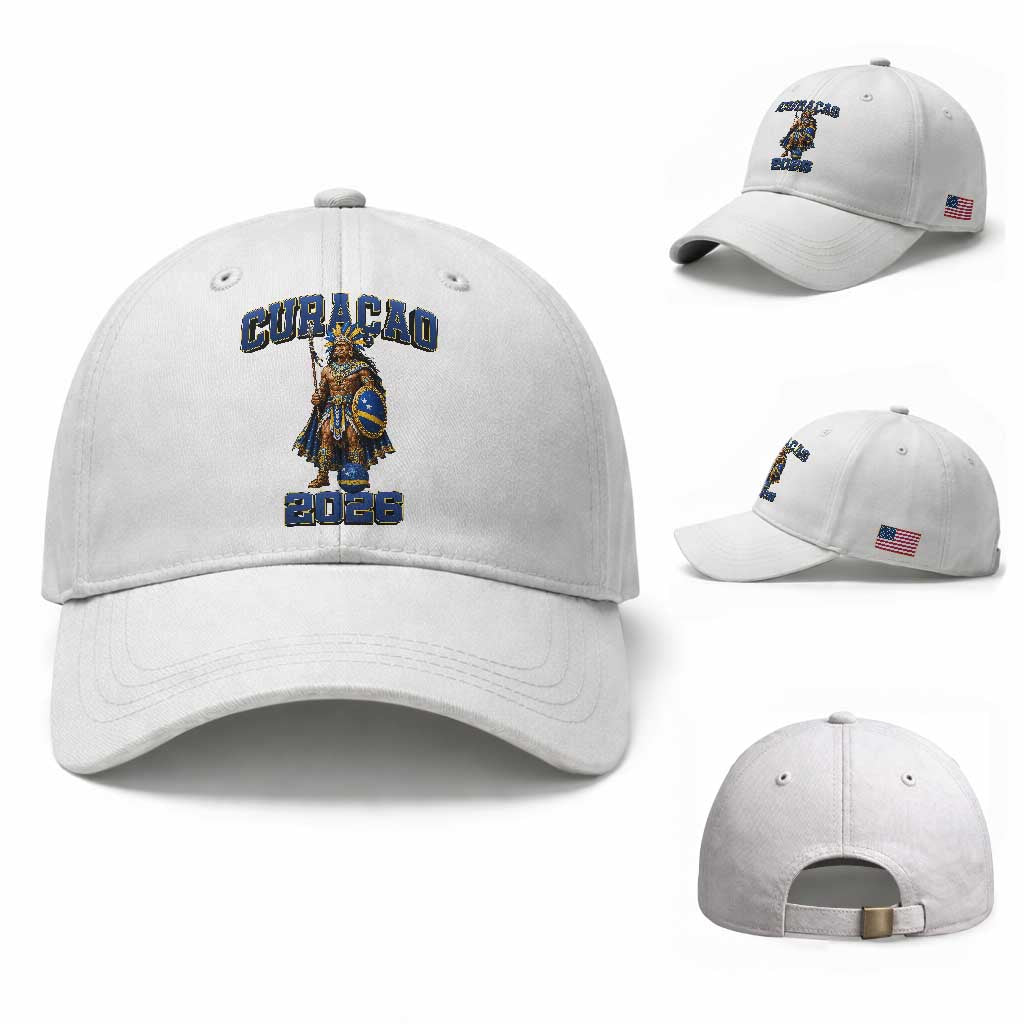 Curacao Warrior Football Fan Baseball Cap Proud Island Game Day Gift