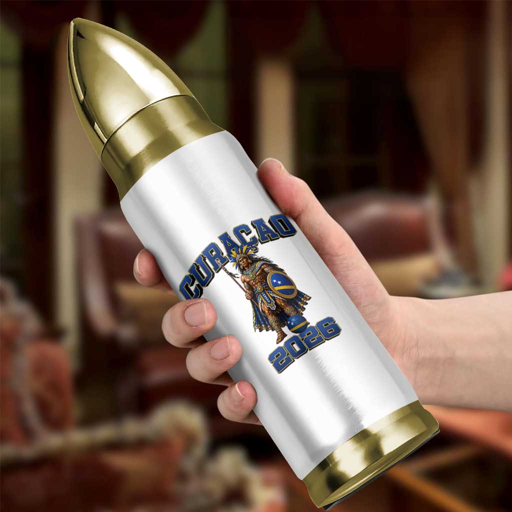 Curacao Warrior Football Fan Bullet Tumbler Proud Island Game Day Gift