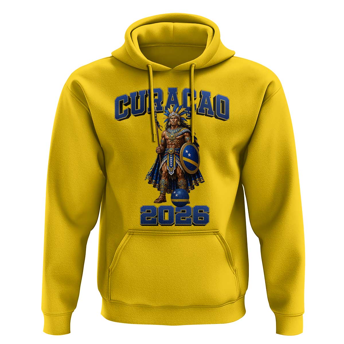 Curacao Warrior Football Fan Hoodie Proud Island Game Day Gift