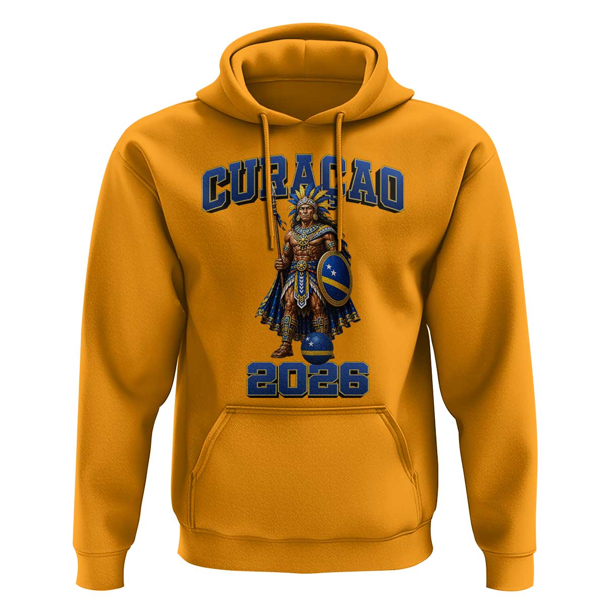 Curacao Warrior Football Fan Hoodie Proud Island Game Day Gift