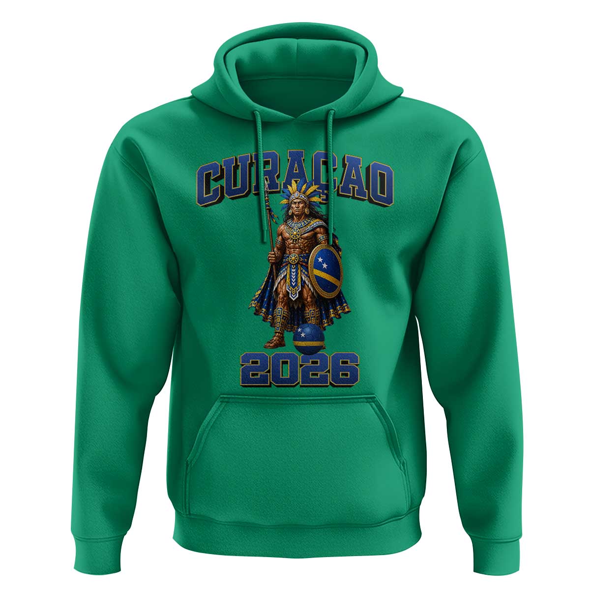 Curacao Warrior Football Fan Hoodie Proud Island Game Day Gift