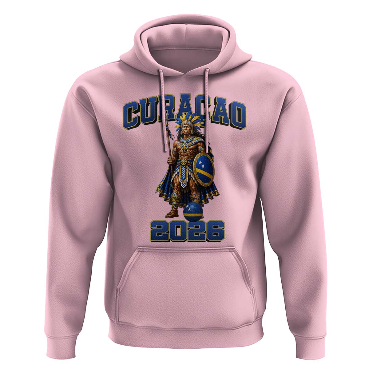 Curacao Warrior Football Fan Hoodie Proud Island Game Day Gift
