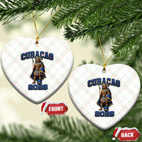 Curacao Warrior Football Fan Ceramic Ornament Proud Island Game Day Gift