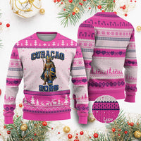 Curacao Warrior Football Fan Ugly Christmas Sweater Proud Island Game Day Gift