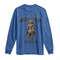 Curacao Warrior Football Fan Long Sleeve Shirt Proud Island Game Day Gift