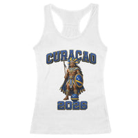 Curacao Warrior Football Fan Racerback Tank Top Proud Island Game Day Gift
