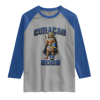 Curacao Warrior Football Fan Raglan Shirt Proud Island Game Day Gift