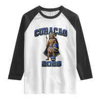 Curacao Warrior Football Fan Raglan Shirt Proud Island Game Day Gift