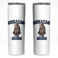 Curacao Warrior Football Fan Skinny Tumbler Proud Island Game Day Gift