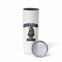 Curacao Warrior Football Fan Skinny Tumbler Proud Island Game Day Gift