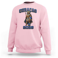 Curacao Warrior Football Fan Sweatshirt Proud Island Game Day Gift