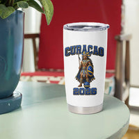 Curacao Warrior Football Fan Tumbler Cup Proud Island Game Day Gift