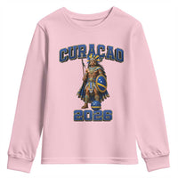 Curacao Warrior Football Fan Youth Sweatshirt Proud Island Game Day Gift