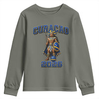 Curacao Warrior Football Fan Youth Sweatshirt Proud Island Game Day Gift
